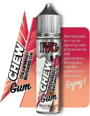 Chew Strawberry Watermelon by IVG 60ml, 3mg, 6mg