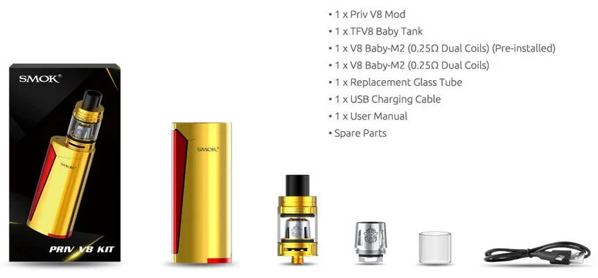 SMOK Priv V8 Kit SMOK Priv V8 starter Kit