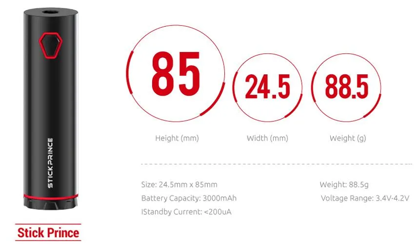 SMOK Stick Prince Kit, 8ml Tank