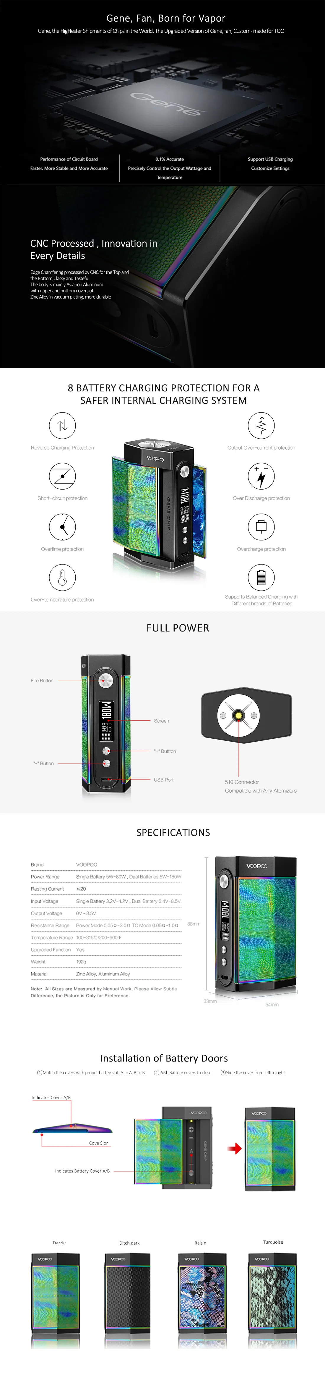VOOPOO TOO 180W Kit VOOPOO TOO 180W Kit