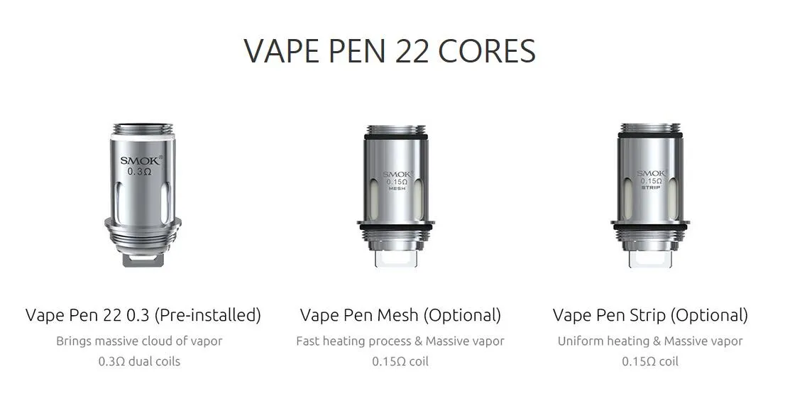 SMOK Vape Pen 22 Strip Coil 0.15ohm SMOK Vape Pen 22 Strip Coil 0.15ohm