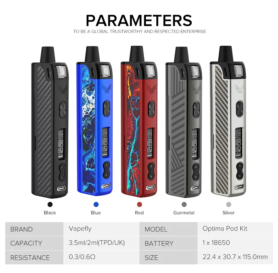 Vapefly Optima 80W Pod Mod Vapefly Optima Pod Mod