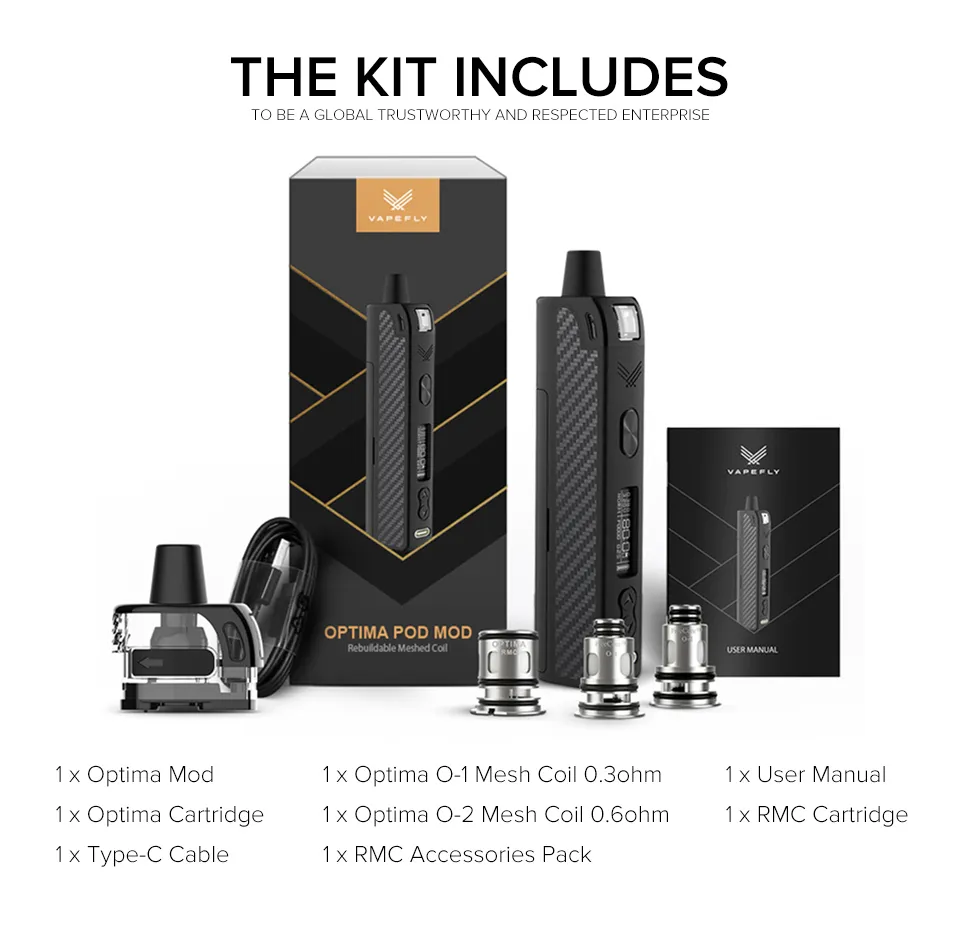 Vapefly Optima 80W Pod Mod Vapefly Optima 80W Pod Mod